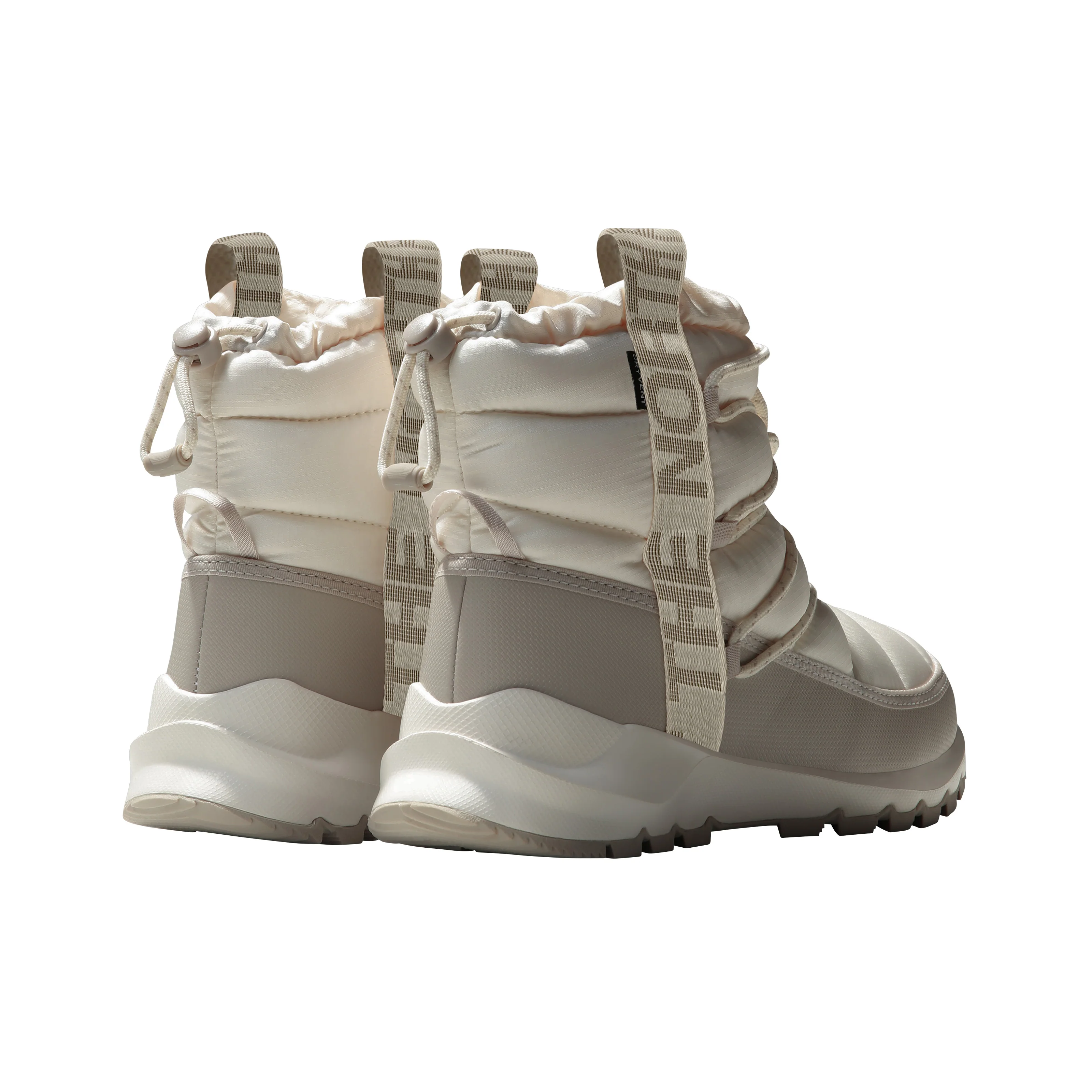 The North Face Women's ThermoBall Lace Up Waterproof Shoes Gardenia White/Silvergrey NF0A5LWD32F - Image 3