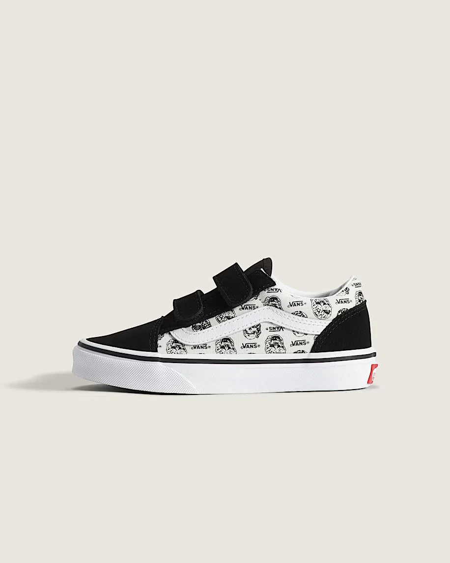 Vans Kids' Old Skool V Shoes Skulls Multi VN000CYA448 - Image 2