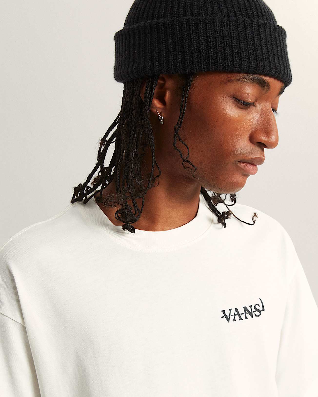 Vans Men's All & Nought Loose T-Shirt White VN000VY9C9F - Image 3