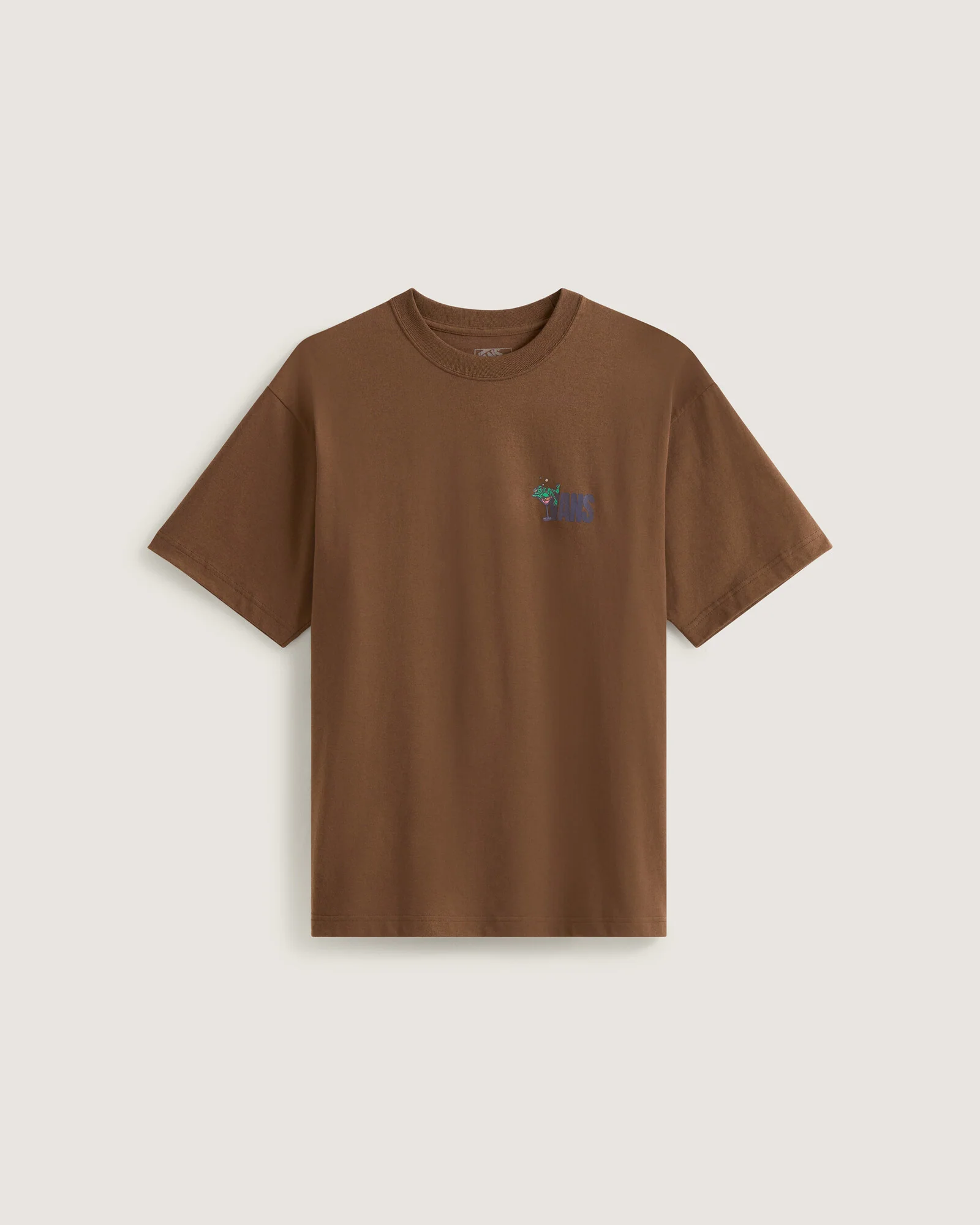 Vans Men's Bar Hopper T-Shirt Vintage Cacao VN000TQPFST - Image 2