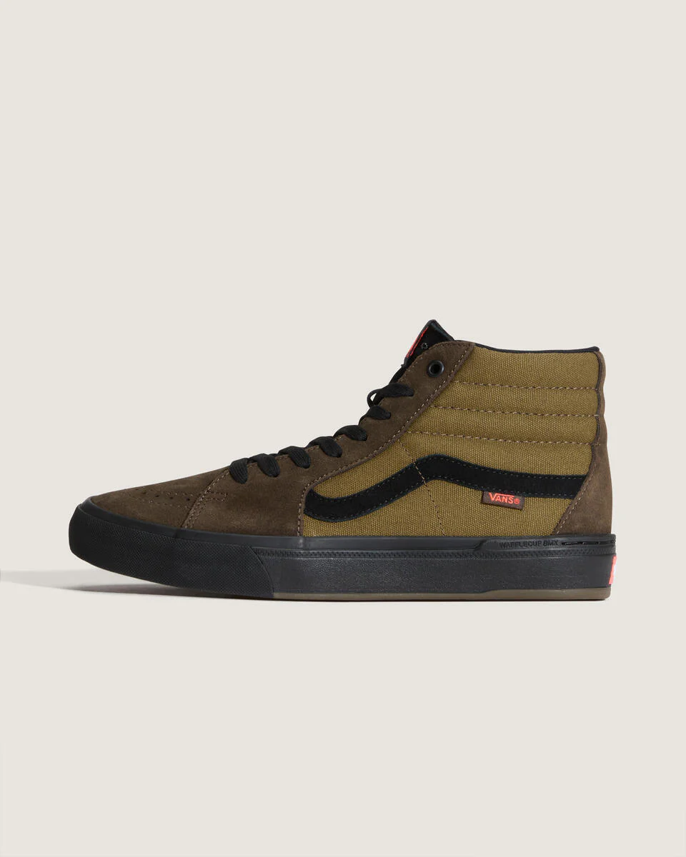 Vans Men's BMX Sk8-Hi Shoes Coal Brown VN000D3QEMP - Image 5