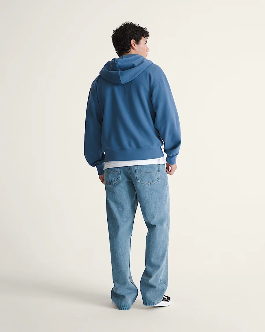 Vans Men's Check-5 Loose Denim Pants Stonewash Blue VN000PH6CDX - Image 2