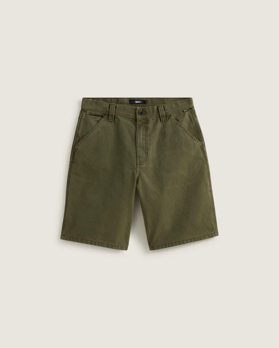 Vans Men's Chore Loose Denim Shorts Mossy Olive VN000T52FR1