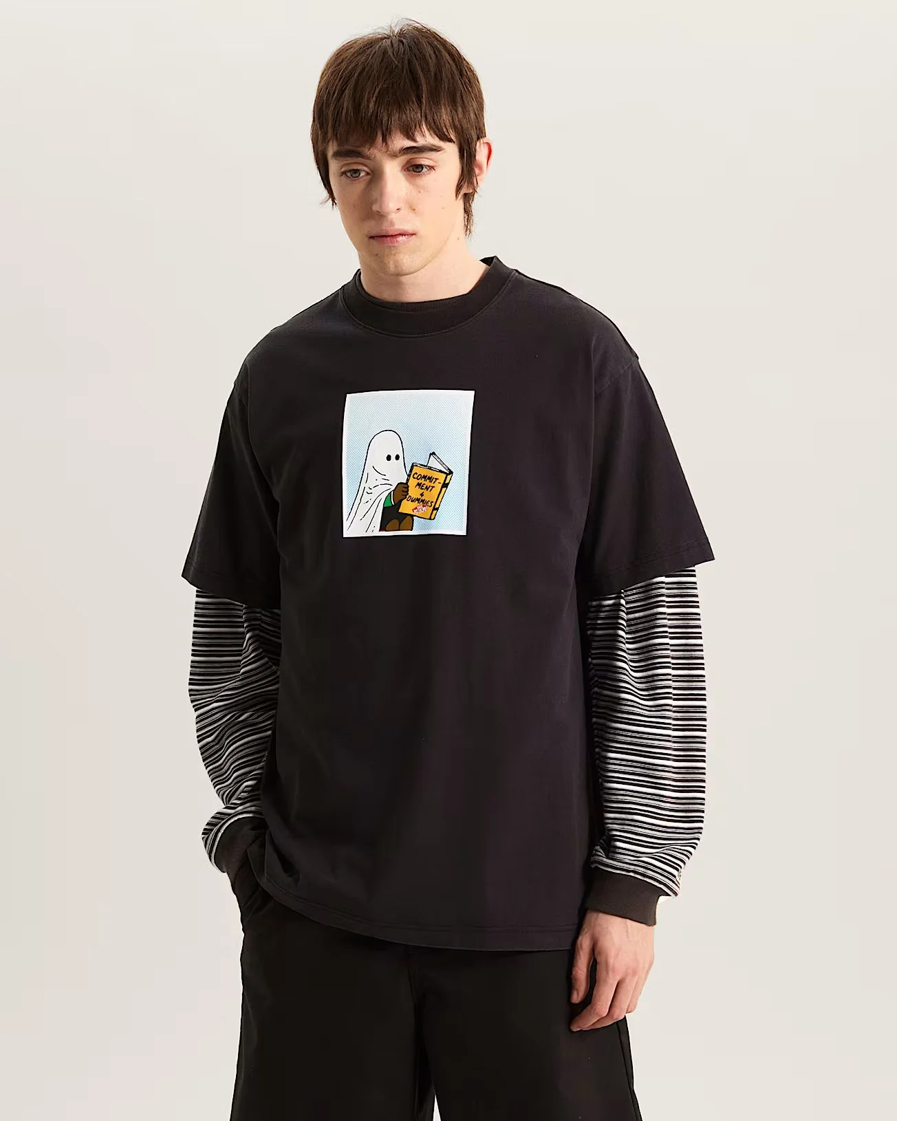 Vans Men's Commitment 4 Dummies Loose T-Shirt Black VN000VY5BLK - Image 3