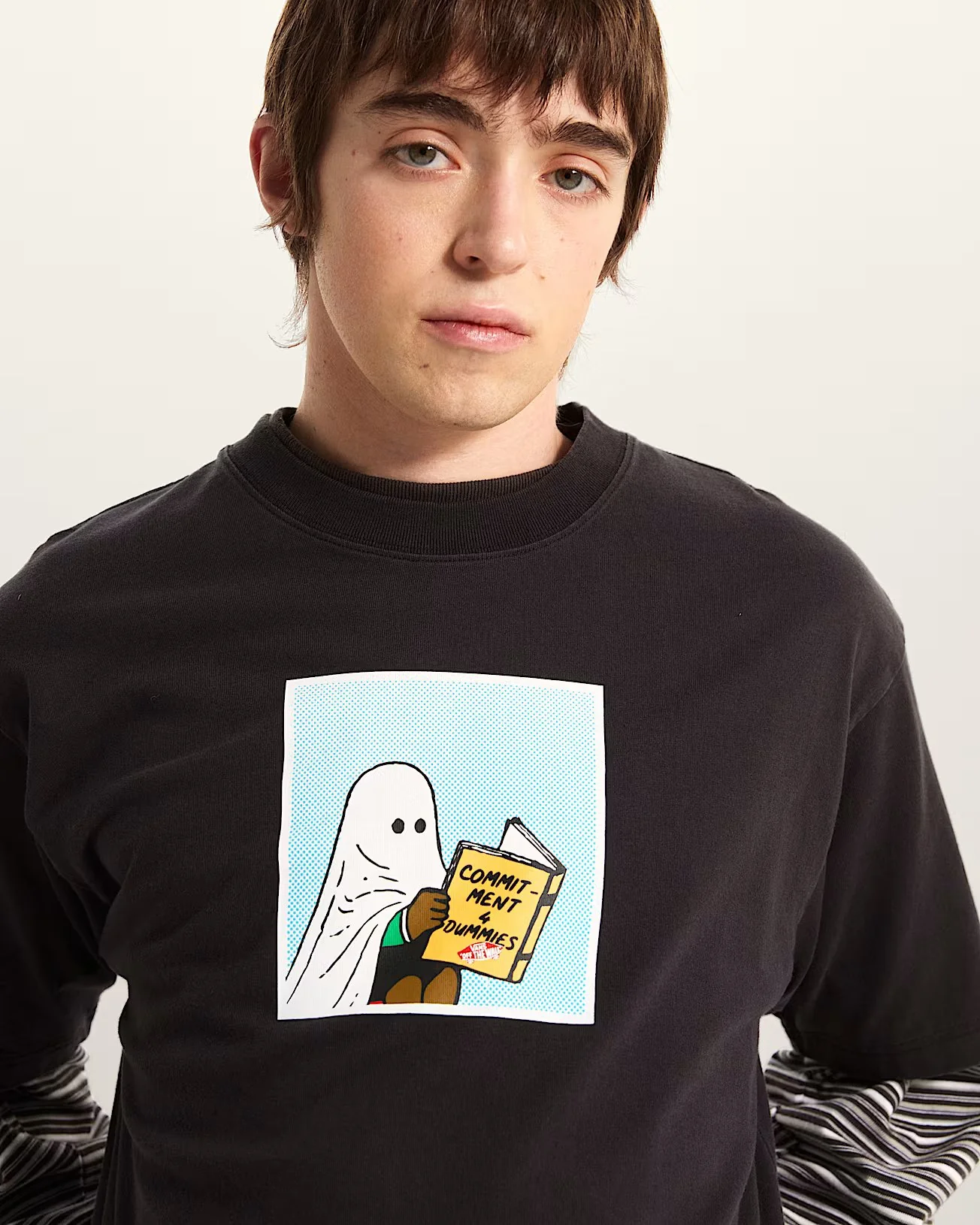 Vans Men's Commitment 4 Dummies Loose T-Shirt Black VN000VY5BLK - Image 5