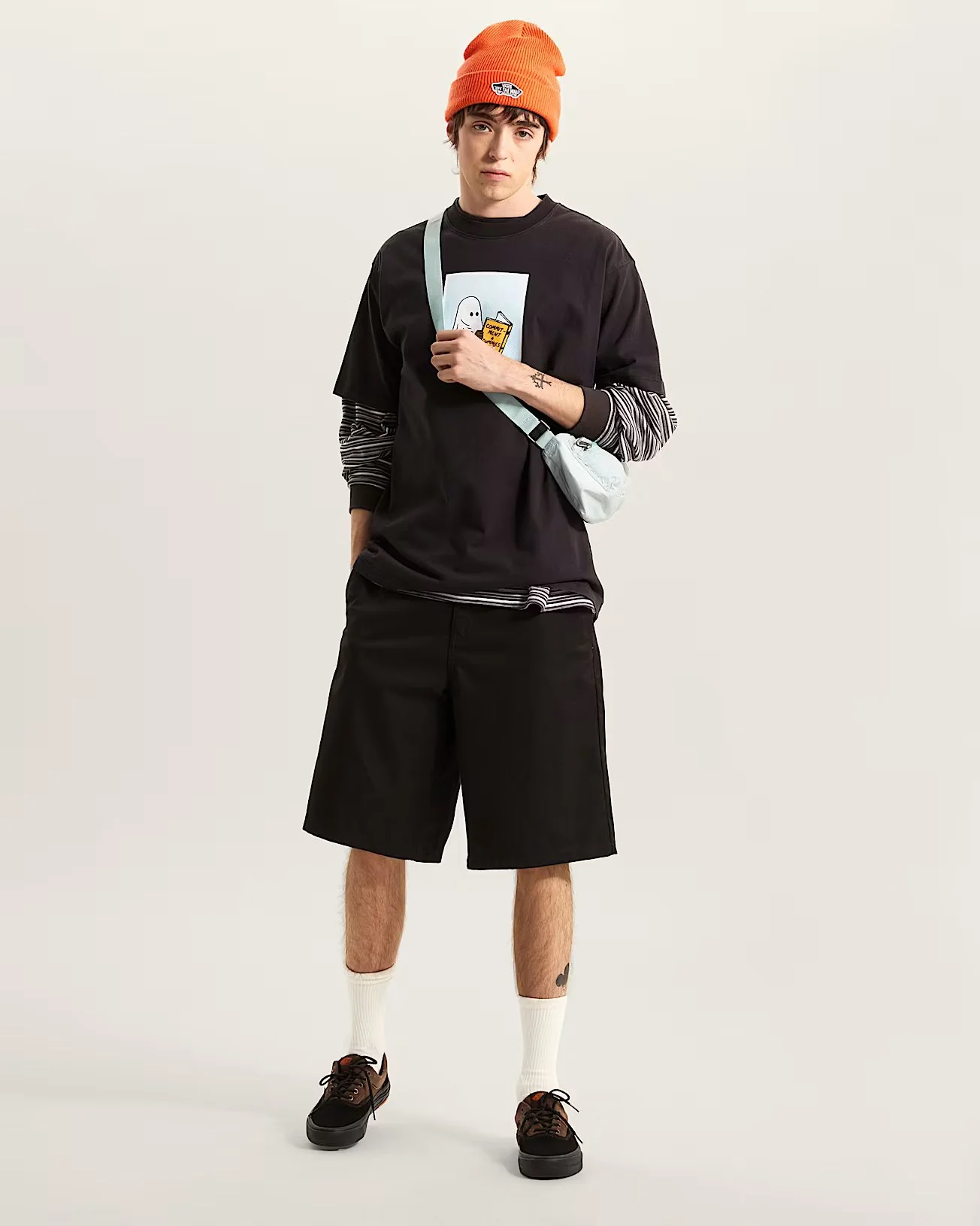 Vans Men's Commitment 4 Dummies Loose T-Shirt Black VN000VY5BLK - Image 6