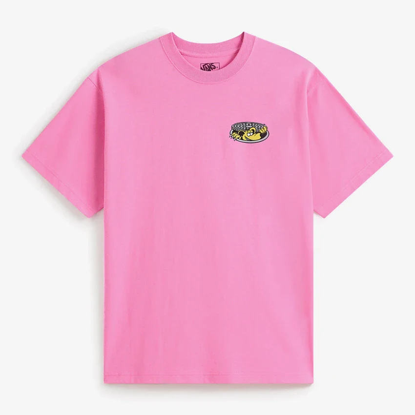 Vans Men's Downside T-Shirt Pink Fizz VN000SXSFRQ - Image 2