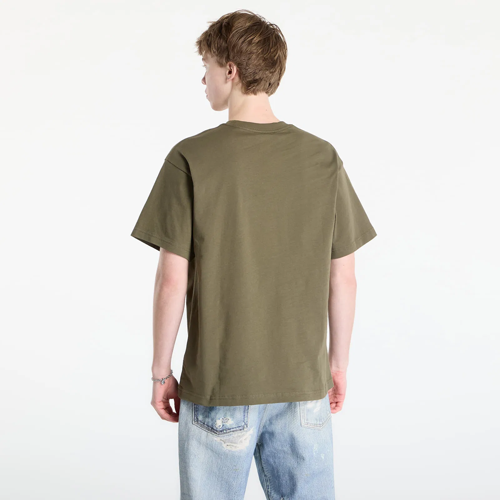 Vans Men's Graff Loose T-Shirt Mossy Olive VN000VYBFR - Image 2