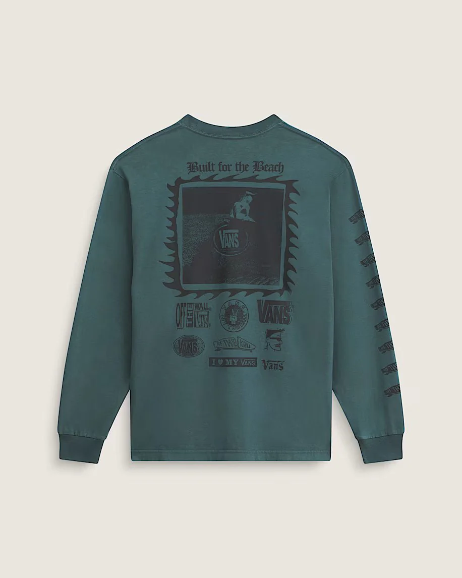 Vans Men's I Need My Long Sleeve T-Shirt Mossy Olive Green VN000SRDFRJ - Image 4