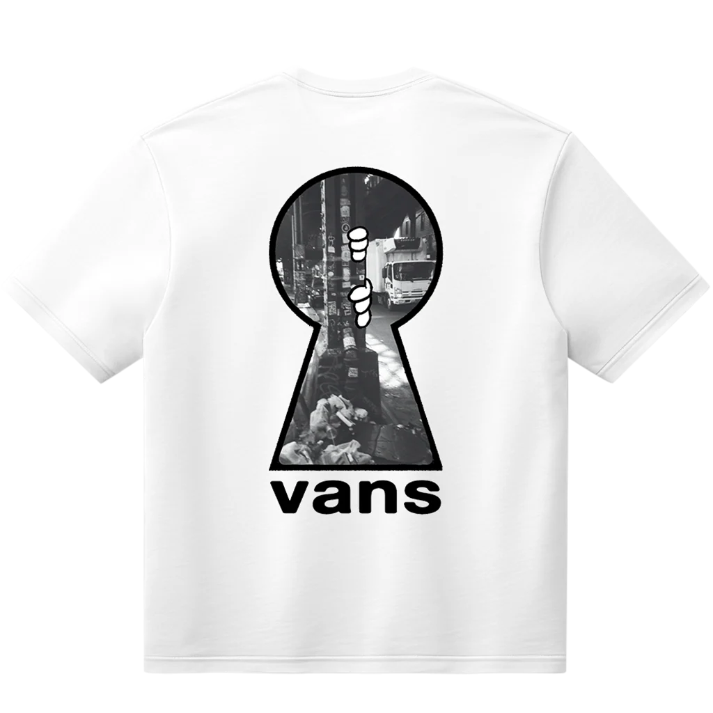 Vans Men's Keyhole Classic T-Shirt White VN000VYFWHT
