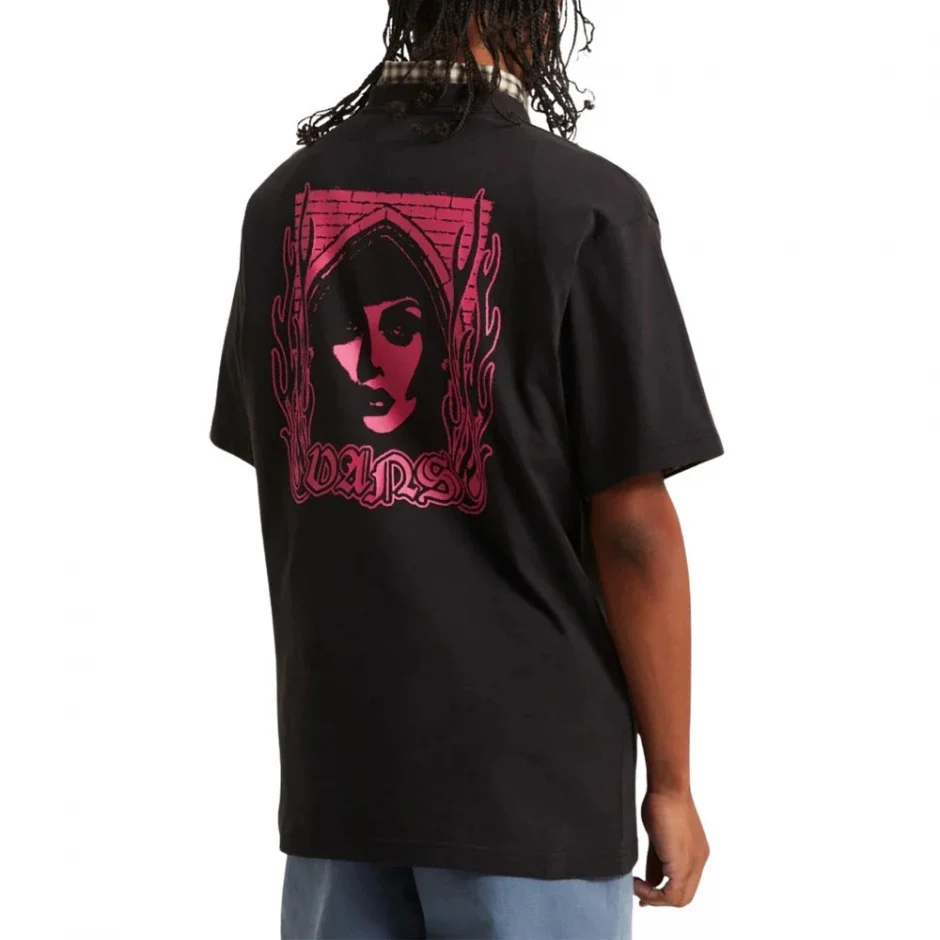 Vans Men's Misty Eyes Loos T-shirt Black VN000W01BLK