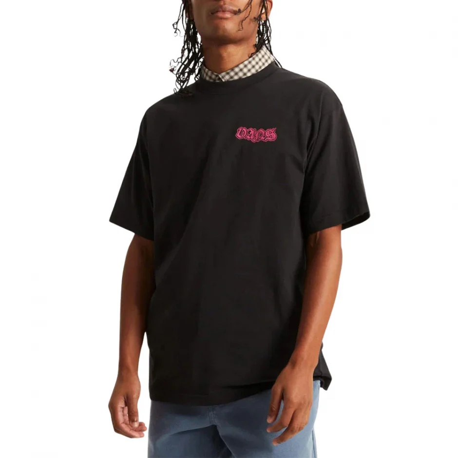 Vans Men's Misty Eyes Loos T-shirt Black VN000W01BLK - Image 2