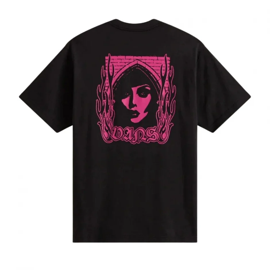 Vans Men's Misty Eyes Loos T-shirt Black VN000W01BLK - Image 3
