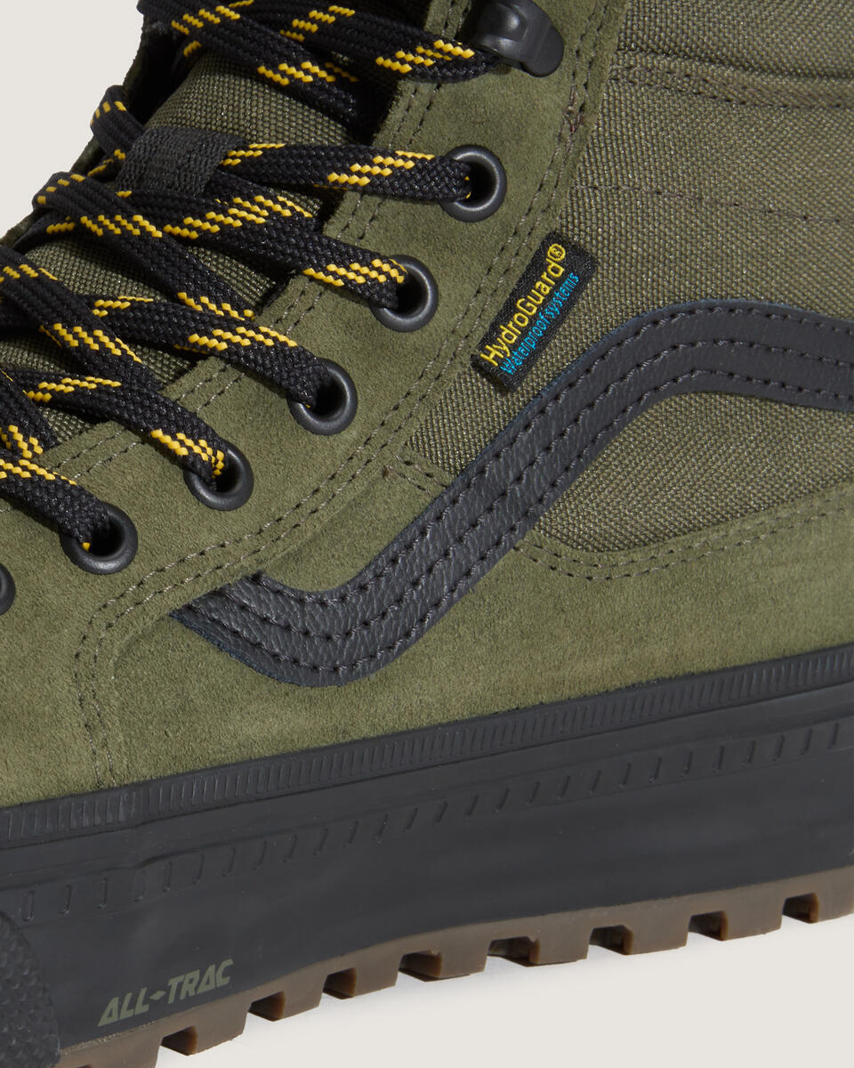 Vans Men's MTE Sk8-Hi Waterproof Insulated Shoes Green/Black VN000DAQ203 - Image 8