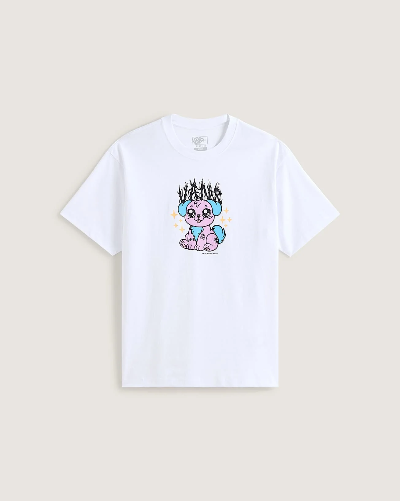 Vans Men's Puppy Loose T-Shirt White VN000W00WHT