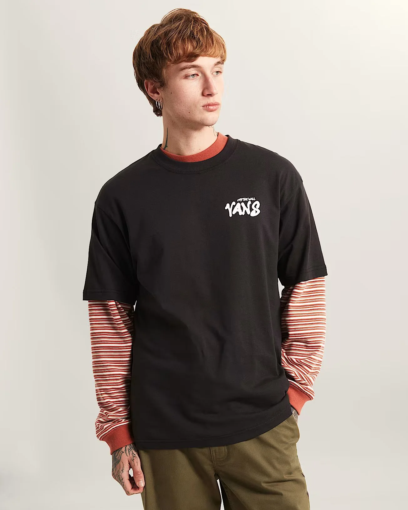 Vans Men's Reaper Sam Loose T-Shirt Black VN000VXDBLK - Image 2