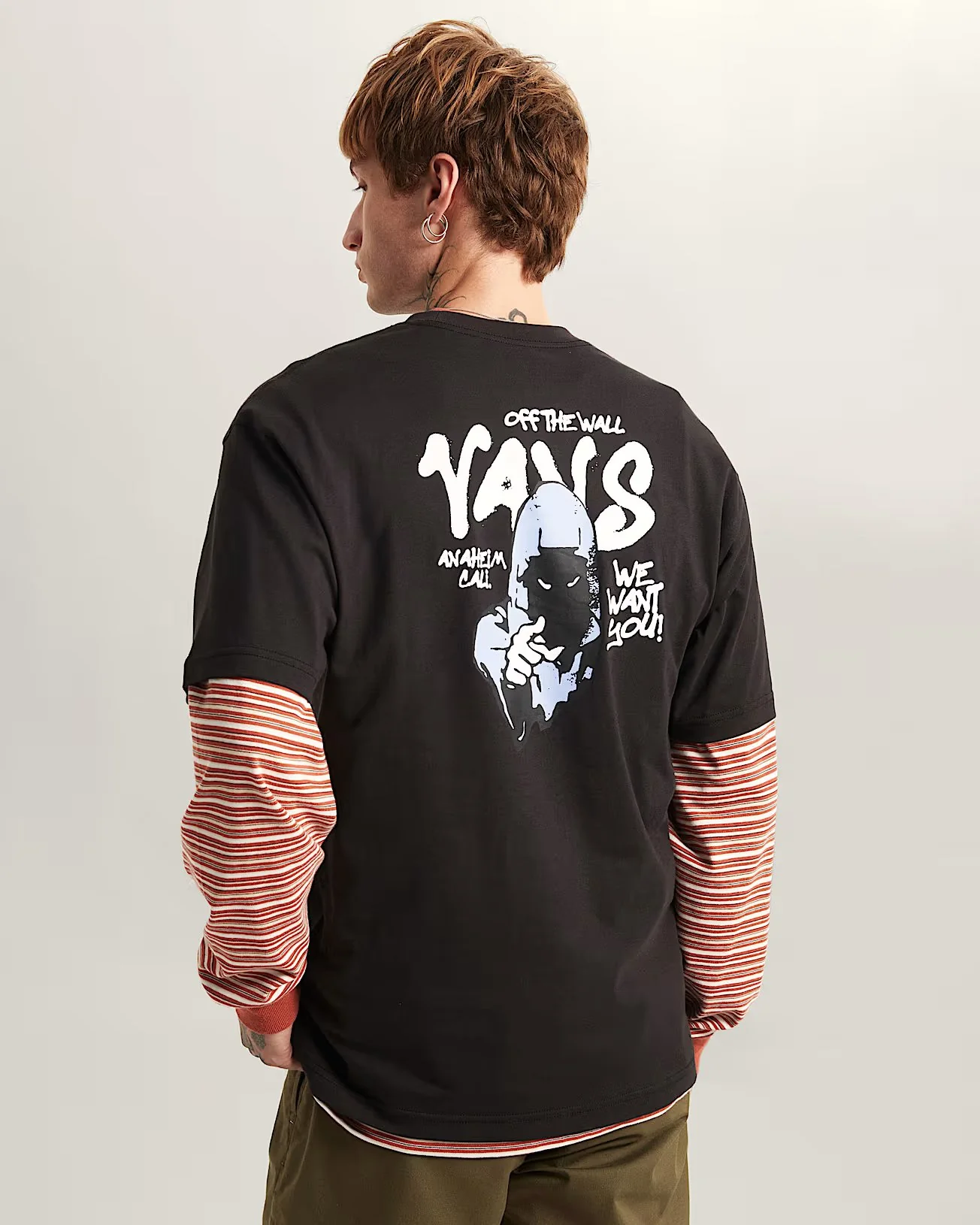 Vans Men's Reaper Sam Loose T-Shirt Black VN000VXDBLK - Image 4