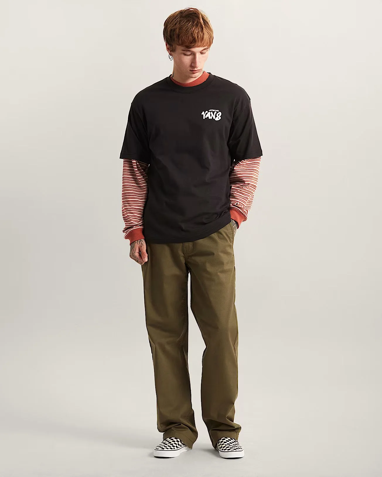 Vans Men's Reaper Sam Loose T-Shirt Black VN000VXDBLK - Image 5