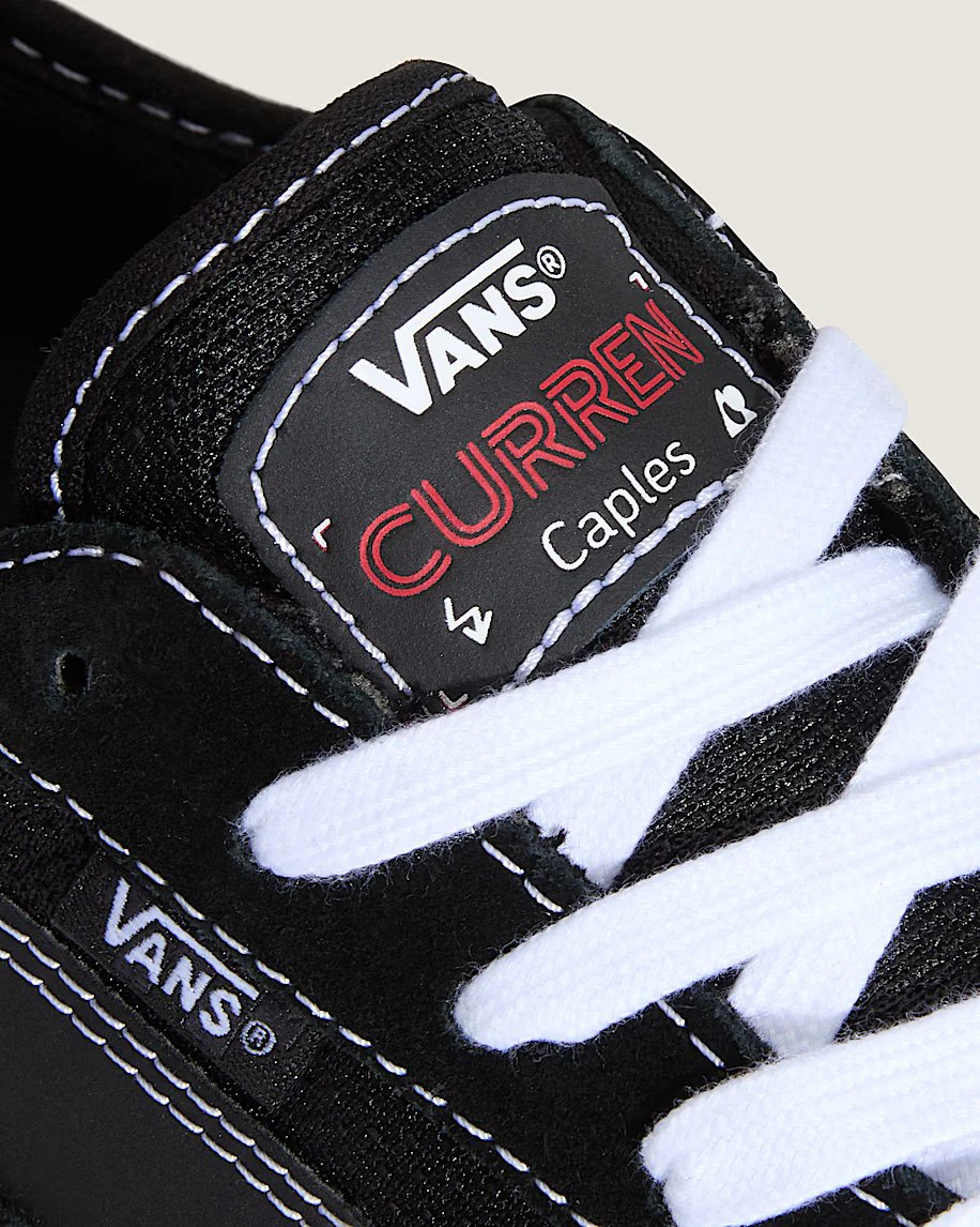 Vans Men's Skate Curren Caples Shoes Gum Black/White VN000D85BZW - Image 8