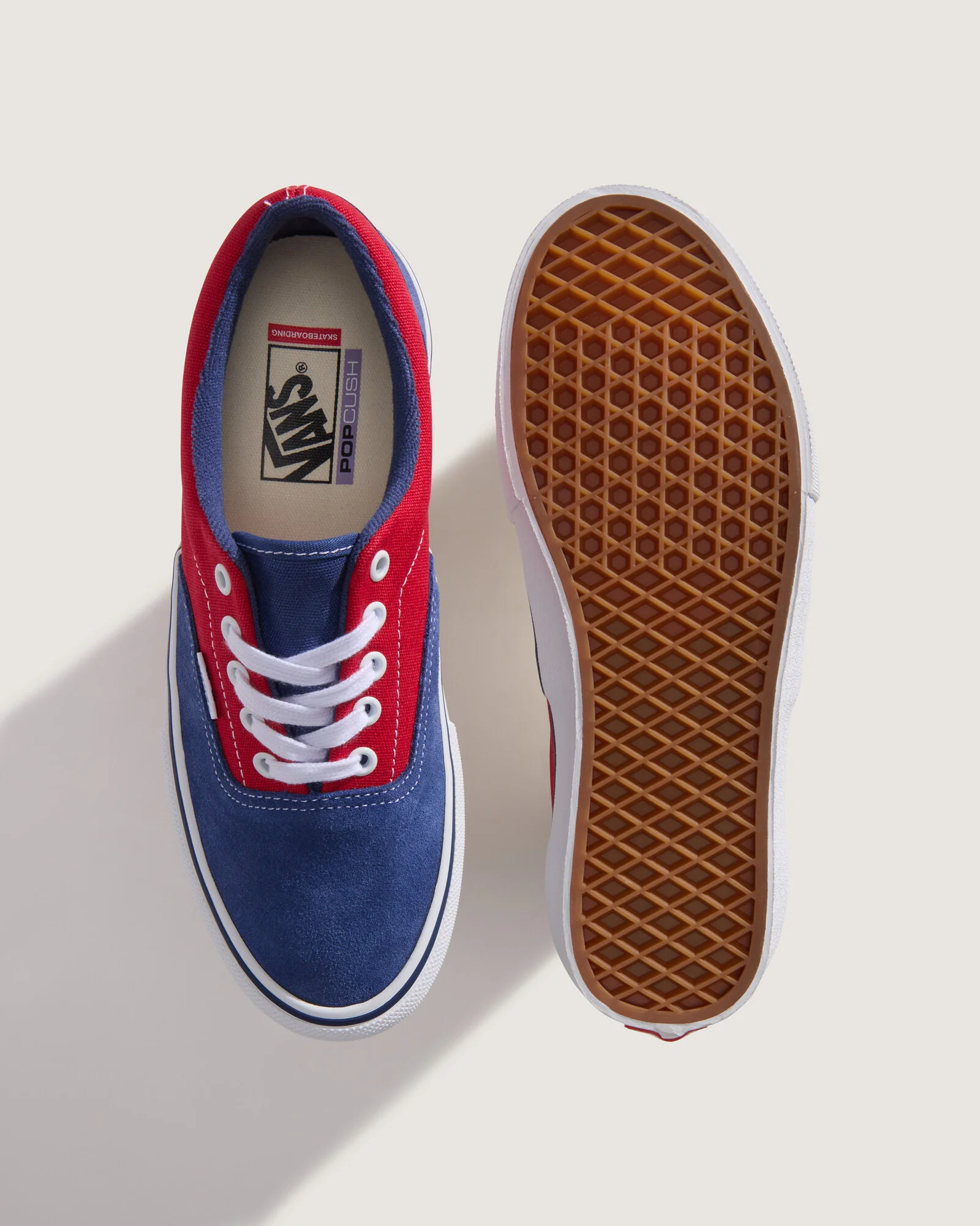 Vans Men's Skate Era Shoes Blue/Red VN000ECR3QG - Image 2