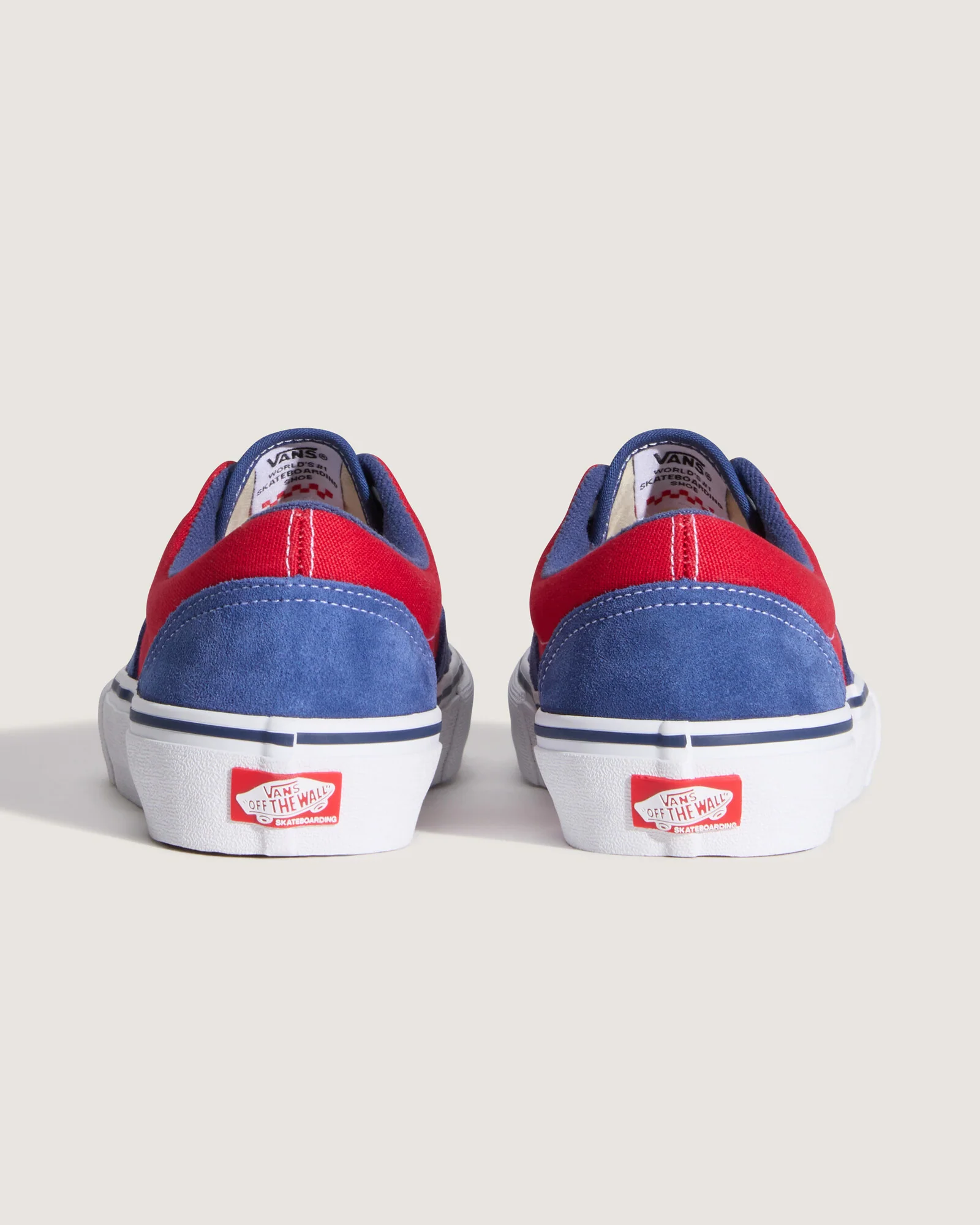 Vans Men's Skate Era Shoes Blue/Red VN000ECR3QG - Image 3