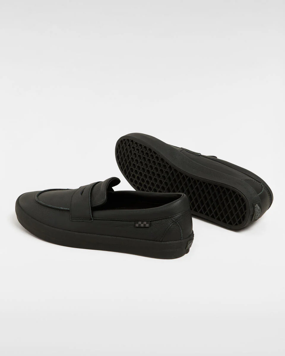 Vans Men's Skate Loafer Shoes Black/Black VN0A5DXUBKA - Image 4