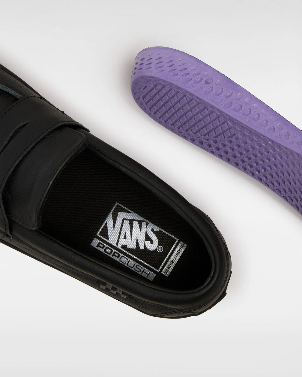 Vans Men's Skate Loafer Shoes Black/Black VN0A5DXUBKA - Image 5