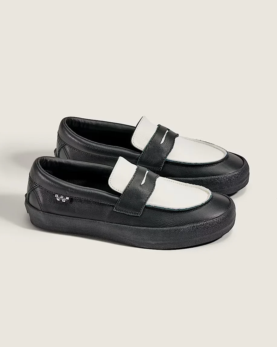 Vans Men's Skate Loafer Shoes Black/White VN000VA6Y28