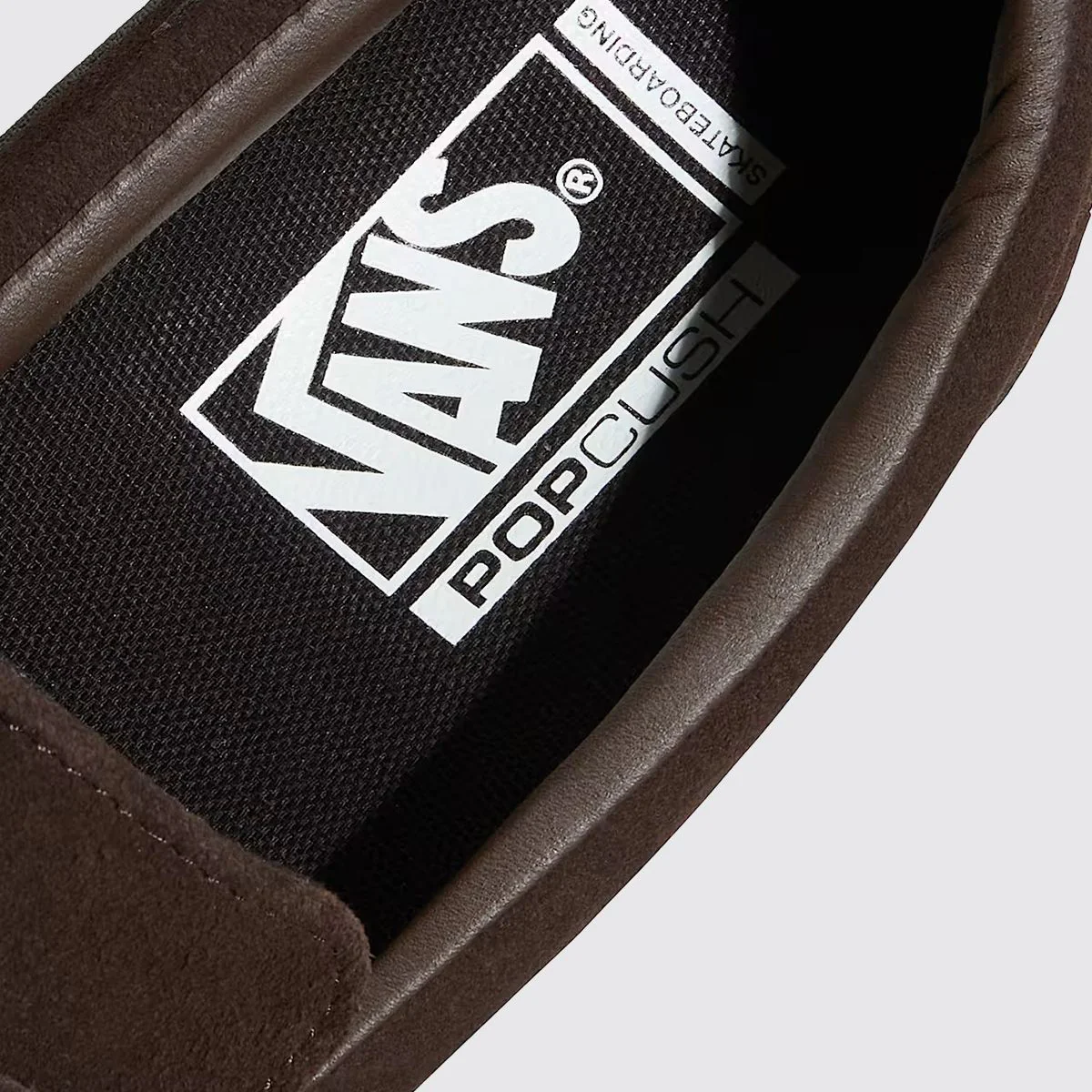 Vans Men's Skate Loafer Shoes Suede Brown/Black VN000VA6Y49 - Image 6