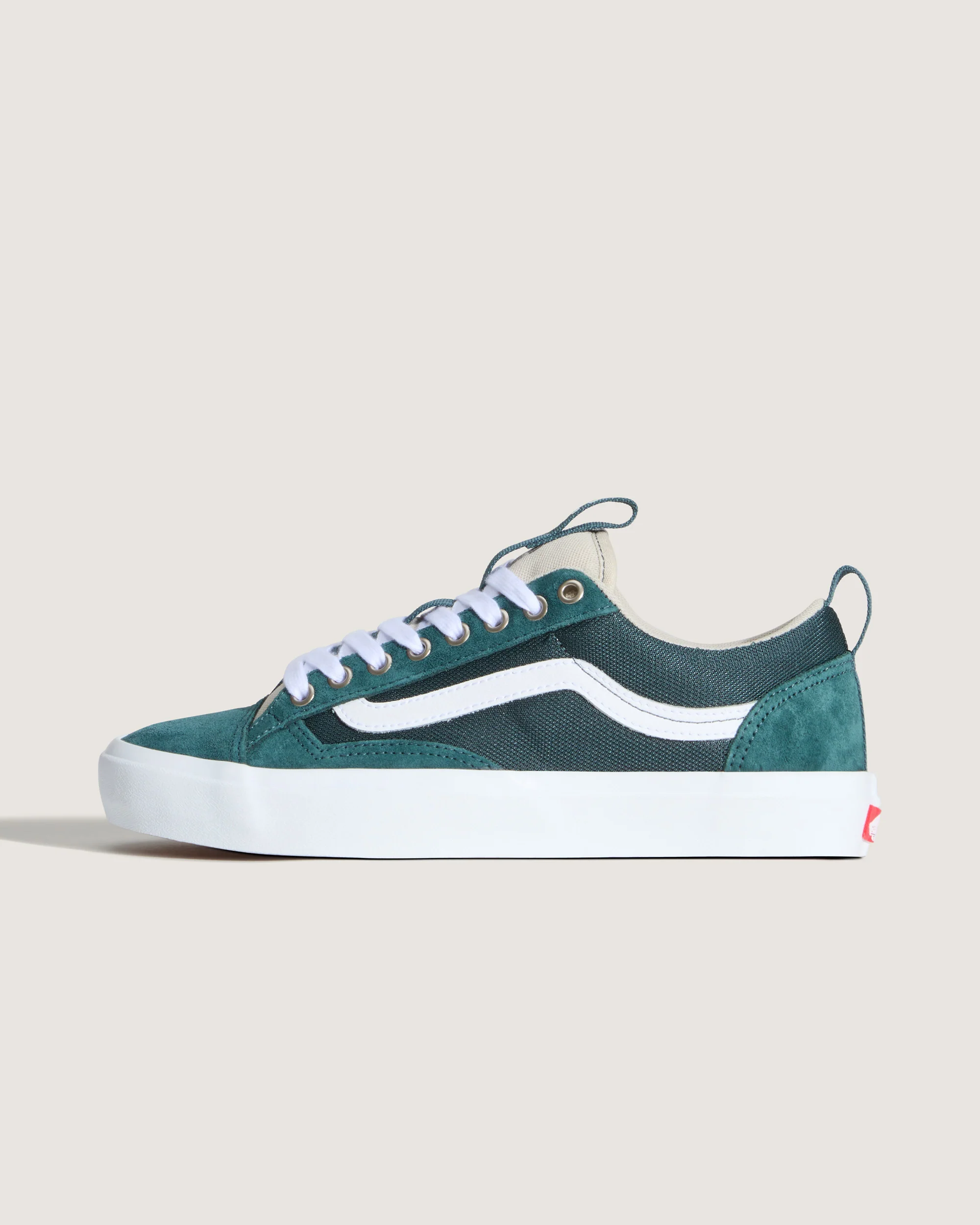 Vans Men's Skate Old Skool 36+ Shoes Oatmeal/Deep Teal VN000D5REKD - Image 6