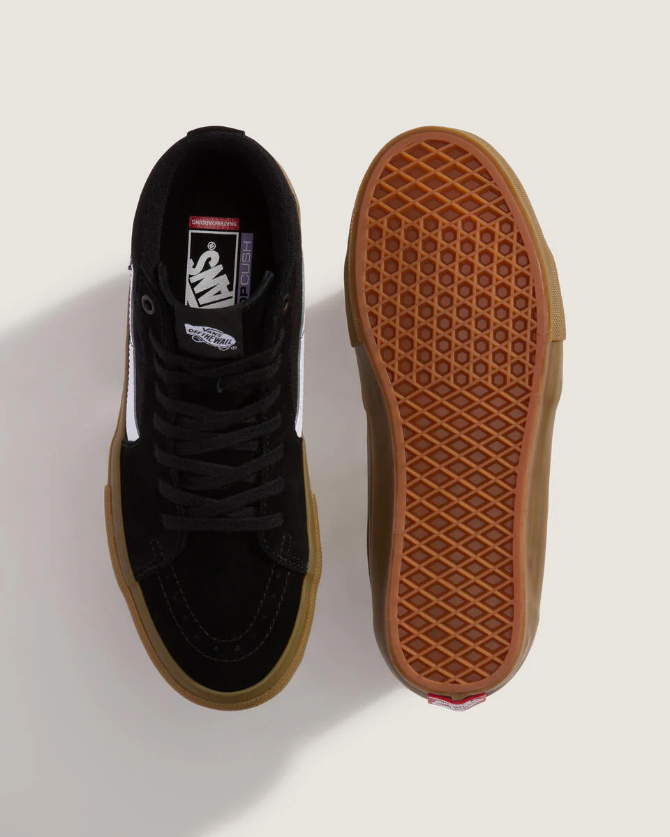 Vans Men's Skate SK8-Hi Shoes Black/Gum VN0A5FCCB9M - Image 4