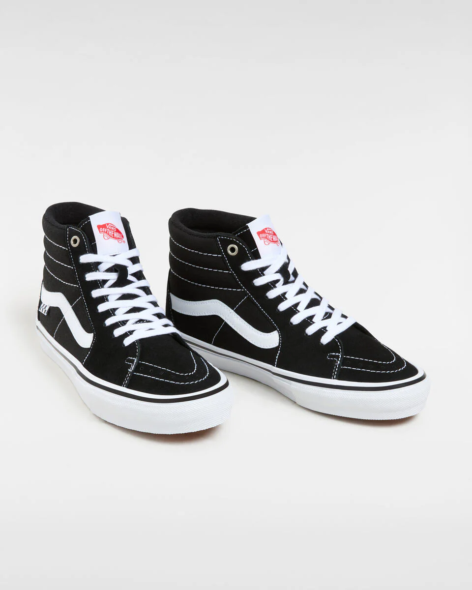 Vans Men's Skate SK8-Hi Shoes Black/White VN0A5FCCY28 - Image 4