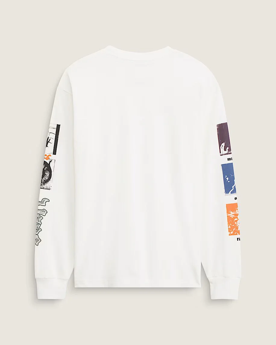 Vans Men's Stormcast Long Sleeve T-shirt Marshmallow VN000PSMFS8 - Image 2
