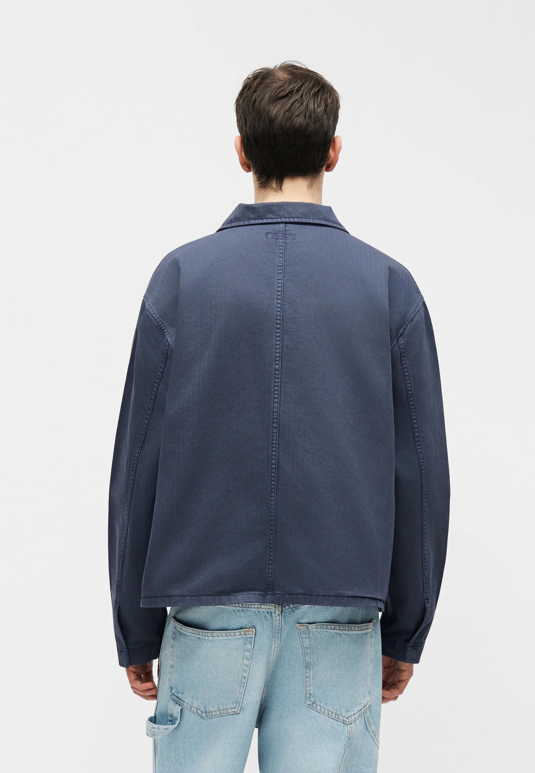 Vans Men's Washed Overdye Jacket Deep Indigo VN000S11FOB - Image 2