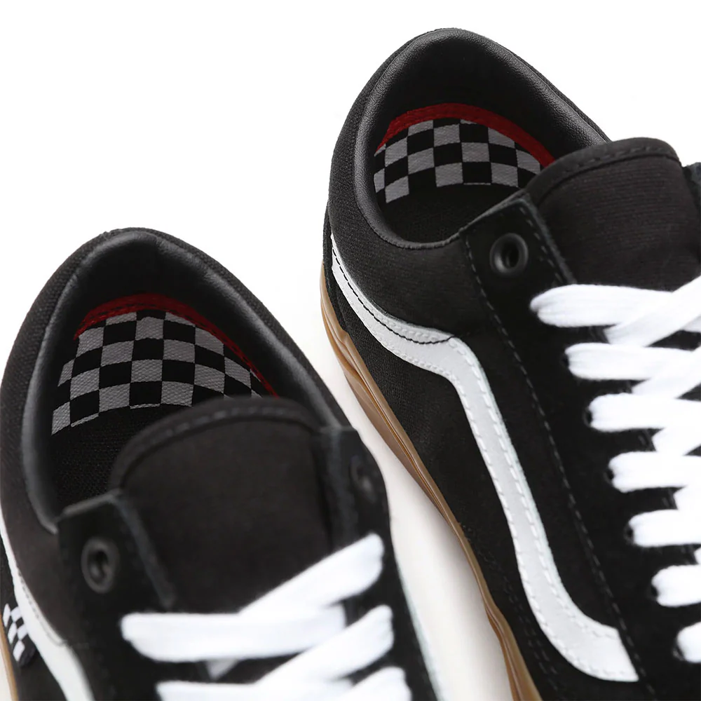 Vans Skate Old Skool Shoes Black/Gum VN0A5FCBB9M - Image 7