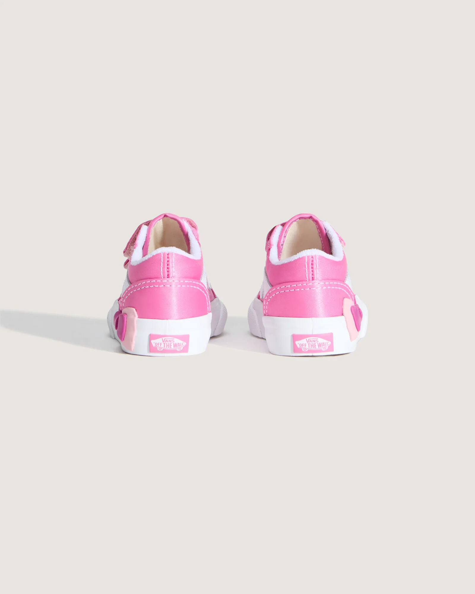 Vans Toddler Old Skool V Bow Shoes Pink Fizz VN000E9WFRQ - Image 4