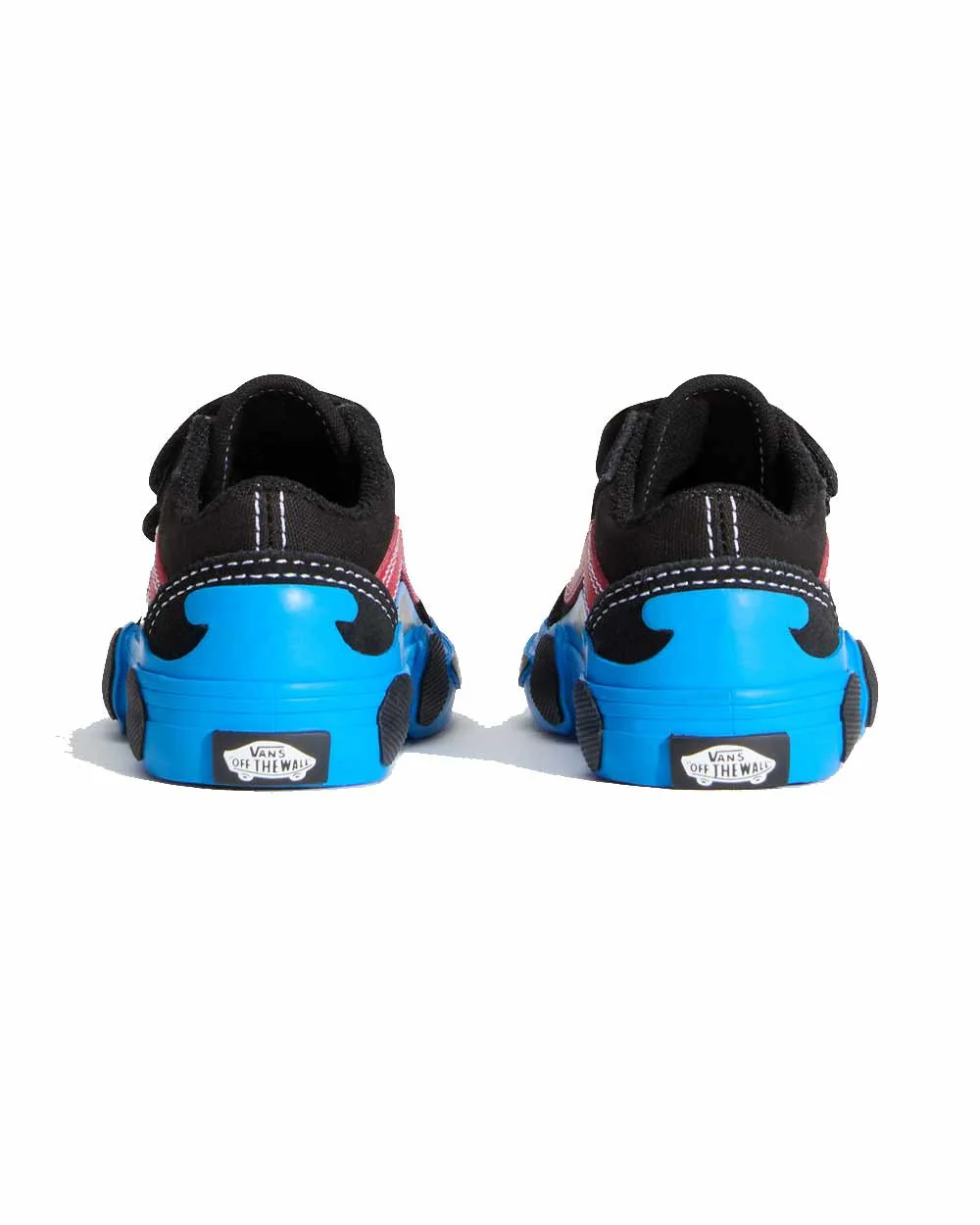Vans Toddler Old Skool V Car Shoes Black/Blue VN000EE7Y61 - Image 4