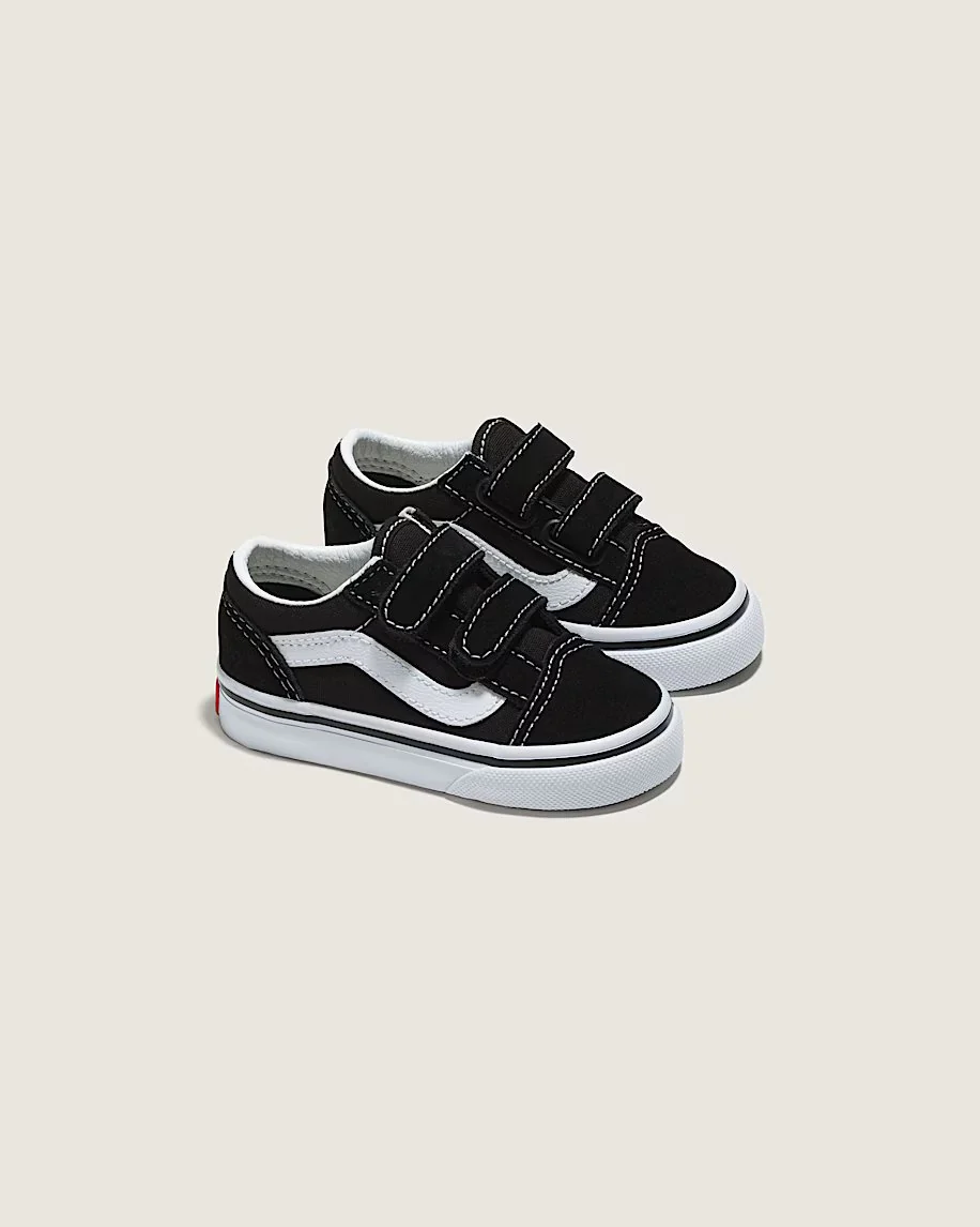 Vans Toddler Old Skool V Shoes Black VN000D3YBLK