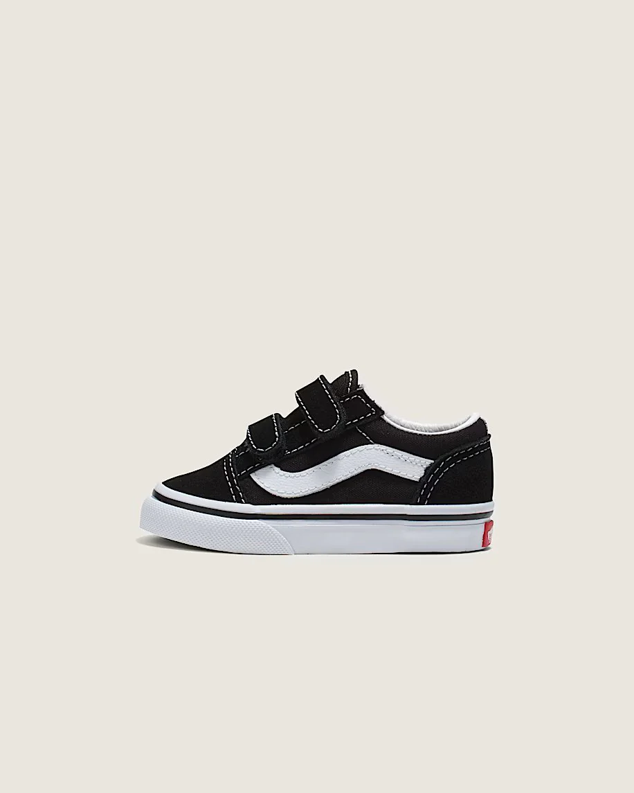Vans Toddler Old Skool V Shoes Black VN000D3YBLK - Image 2