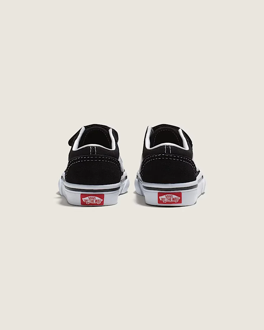 Vans Toddler Old Skool V Shoes Black VN000D3YBLK - Image 4