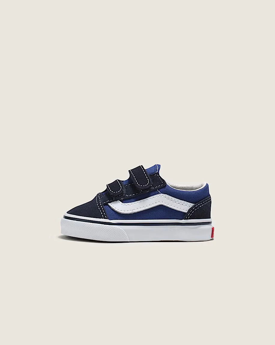 Vans Toddler Old Skool V Shoes Navy VN000D3YNVY - Image 2
