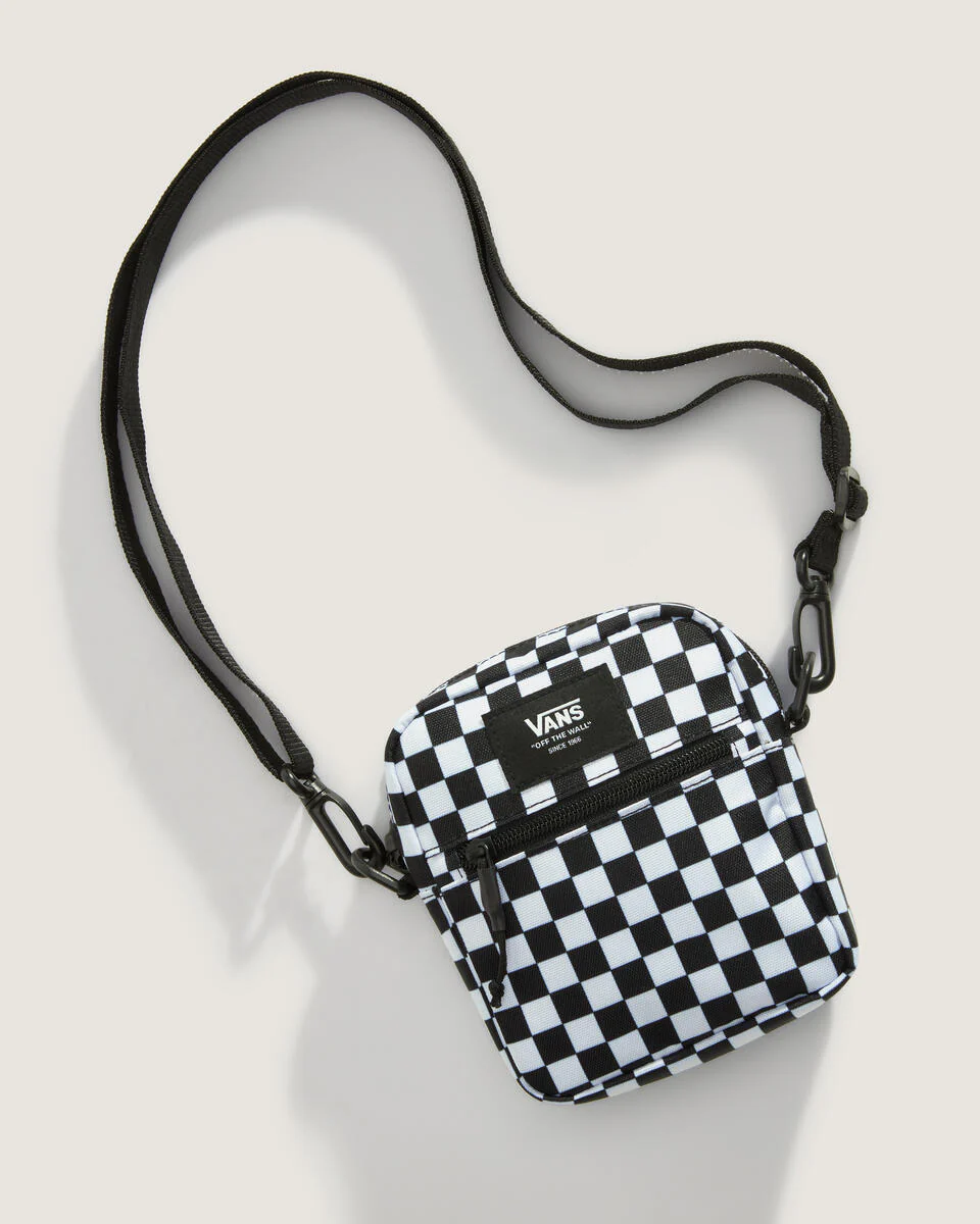 Vans Unisex Bail Crossbody Bag Black/White VN000MP6Y28 - Image 3