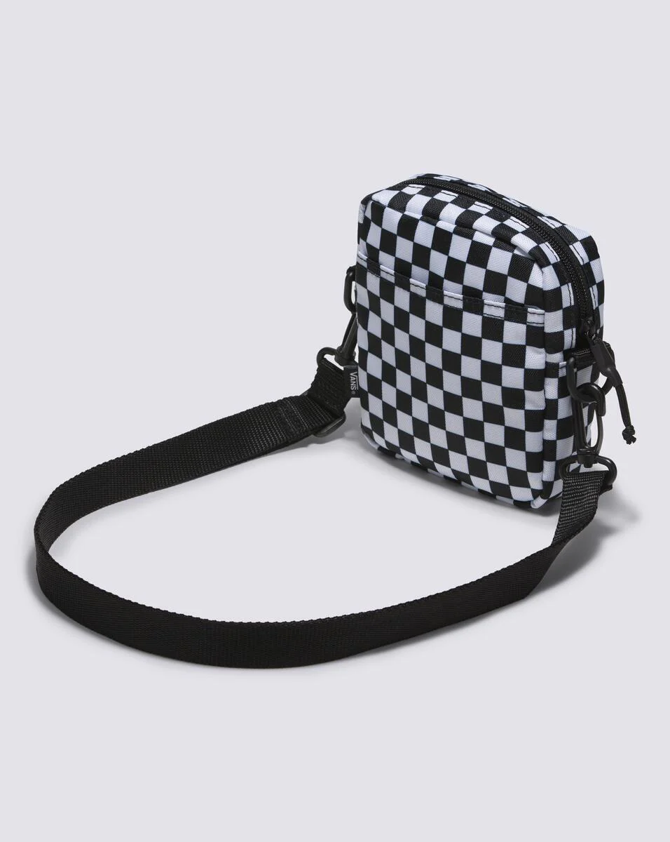 Vans Unisex Bail Crossbody Bag Black/White VN000MP6Y28 - Image 4