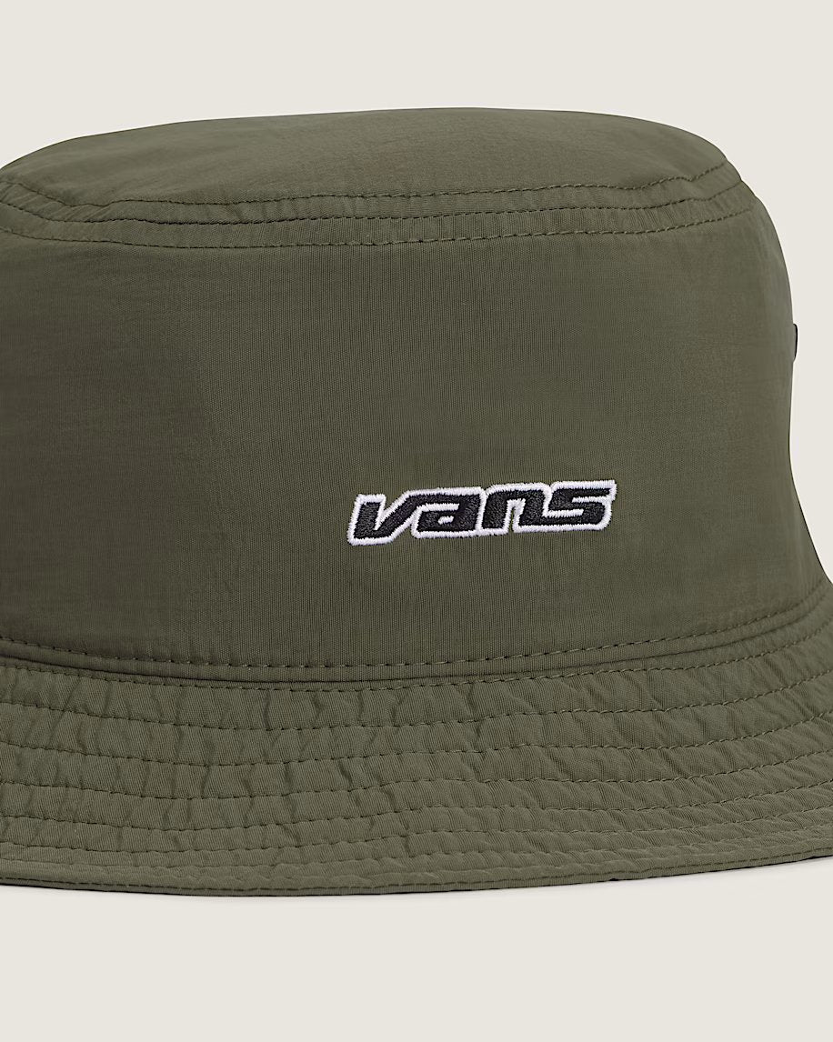 Vans Unisex Dropped V Bucket Hat Mossy Olive Green VN000T32FR1 - Image 2
