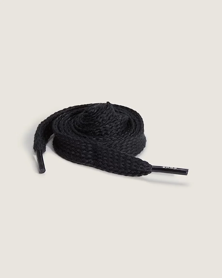 Vans Unisex Fat Shoe Laces Black VN000T0GBLK - Image 2