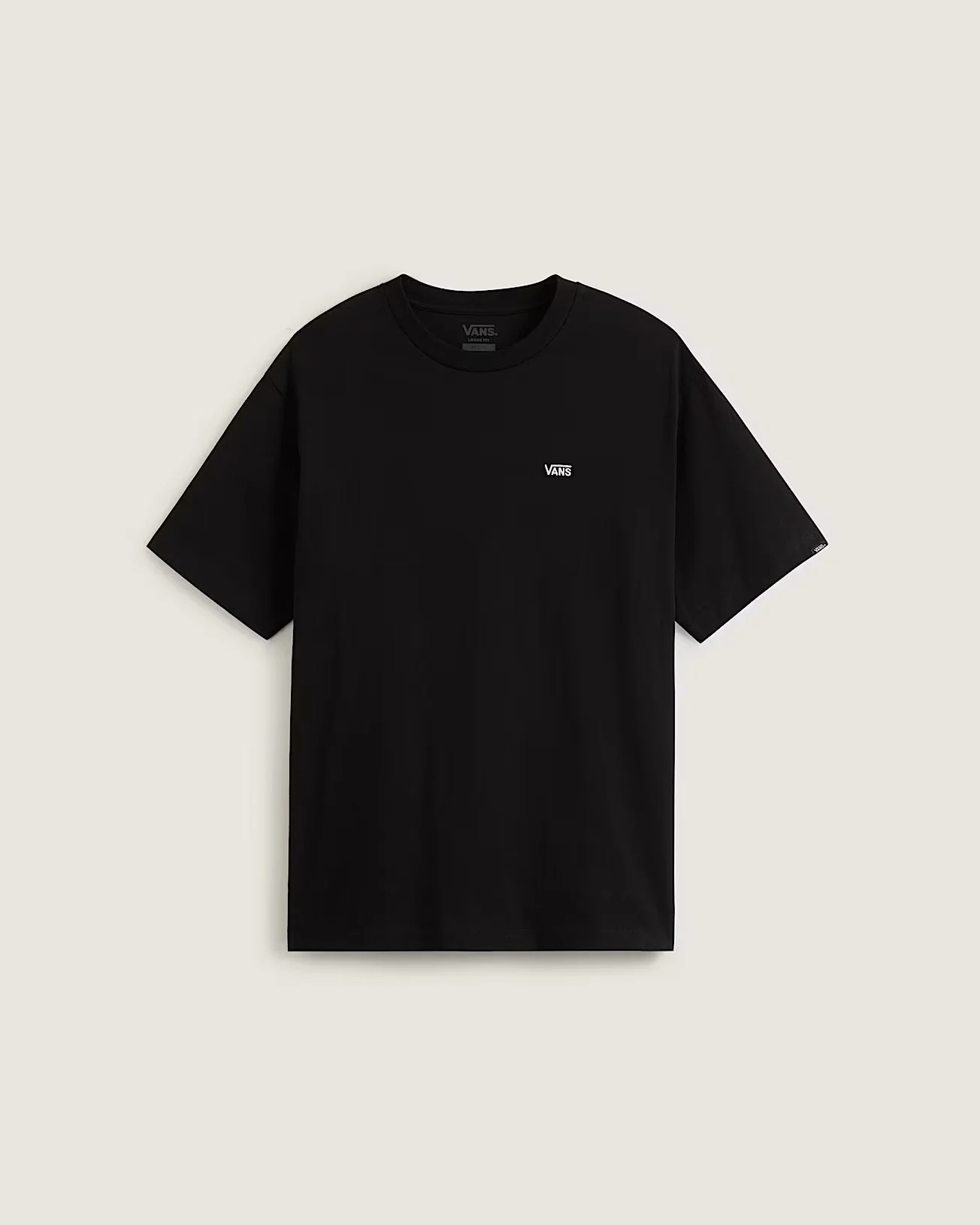 Vans Unisex Left Chest II Logo T-Shirt Black VN000P1PBLK - Image 8