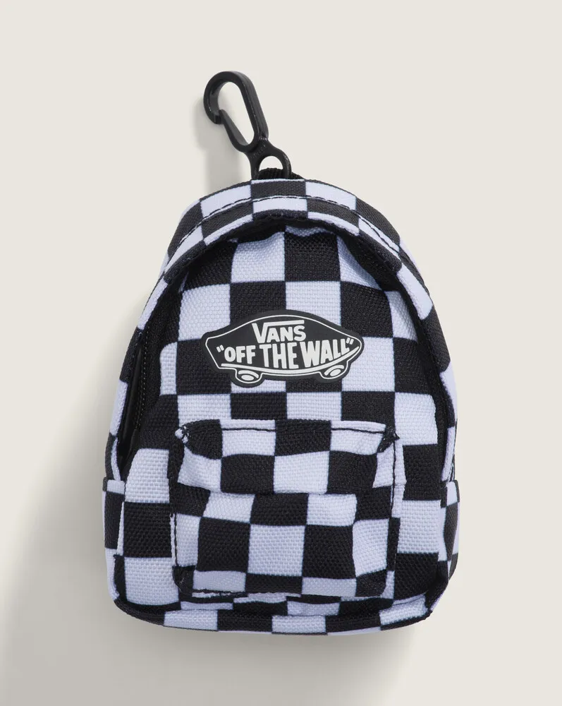 Vans Unisex Micro Old Skool Keychain Backpack Black/White VN000T69Y28