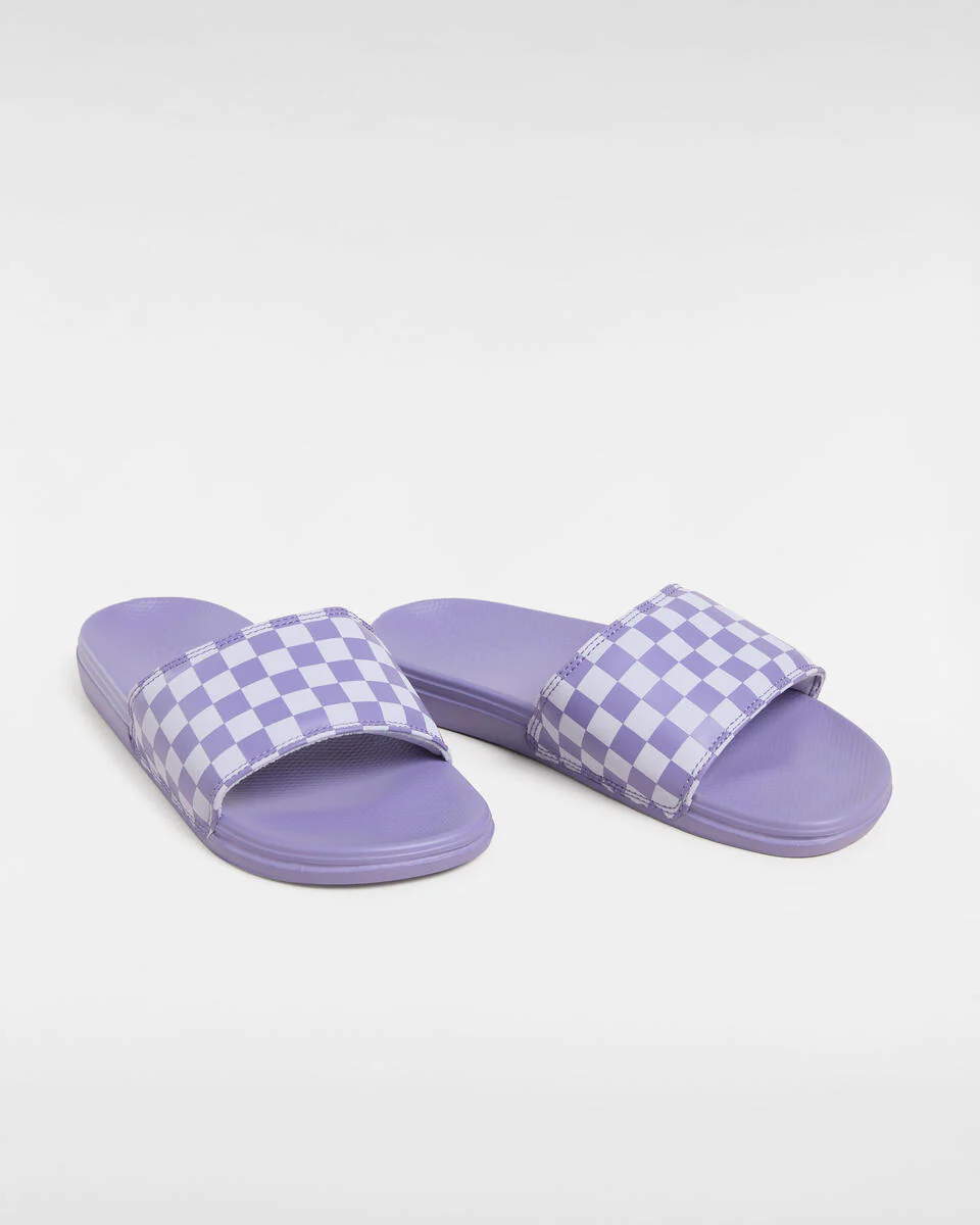 Vans Unisex MTE La Costa Slide-On Shoes Checkerboard Purple Haze VN000CWK1P1 - Image 2