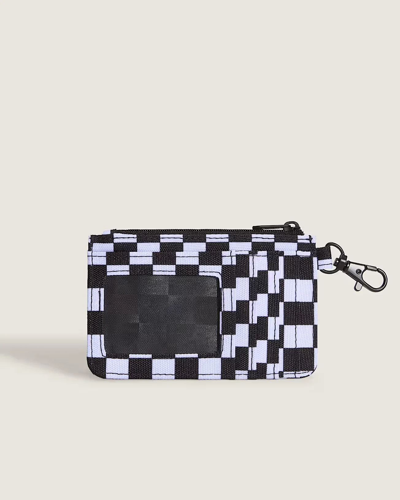 Vans Unisex Off The Wall Zip Wallet Black/White VN000Q9WY28 - Image 2