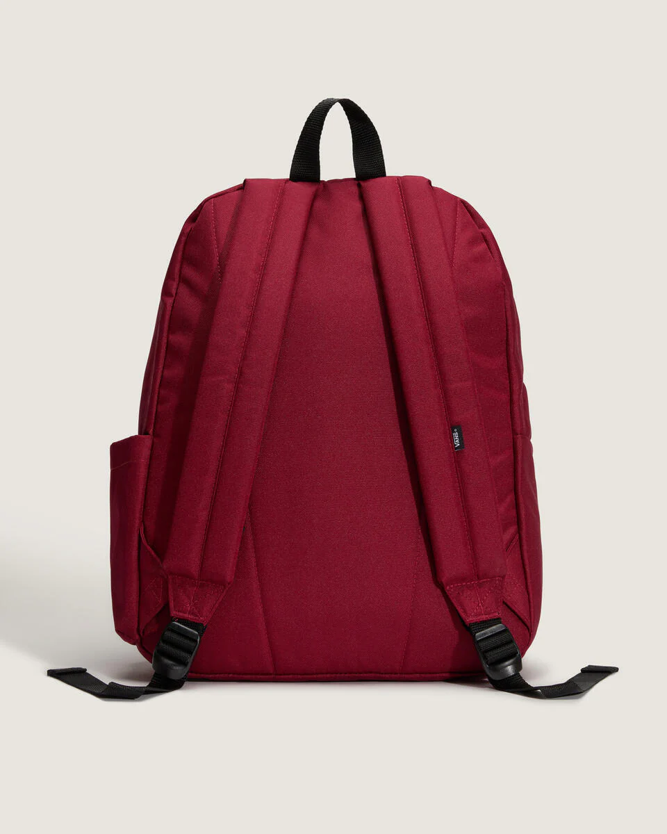 Vans Unisex Old Skool Classic Backpack Burgundy VN000H4YBRD - Image 3